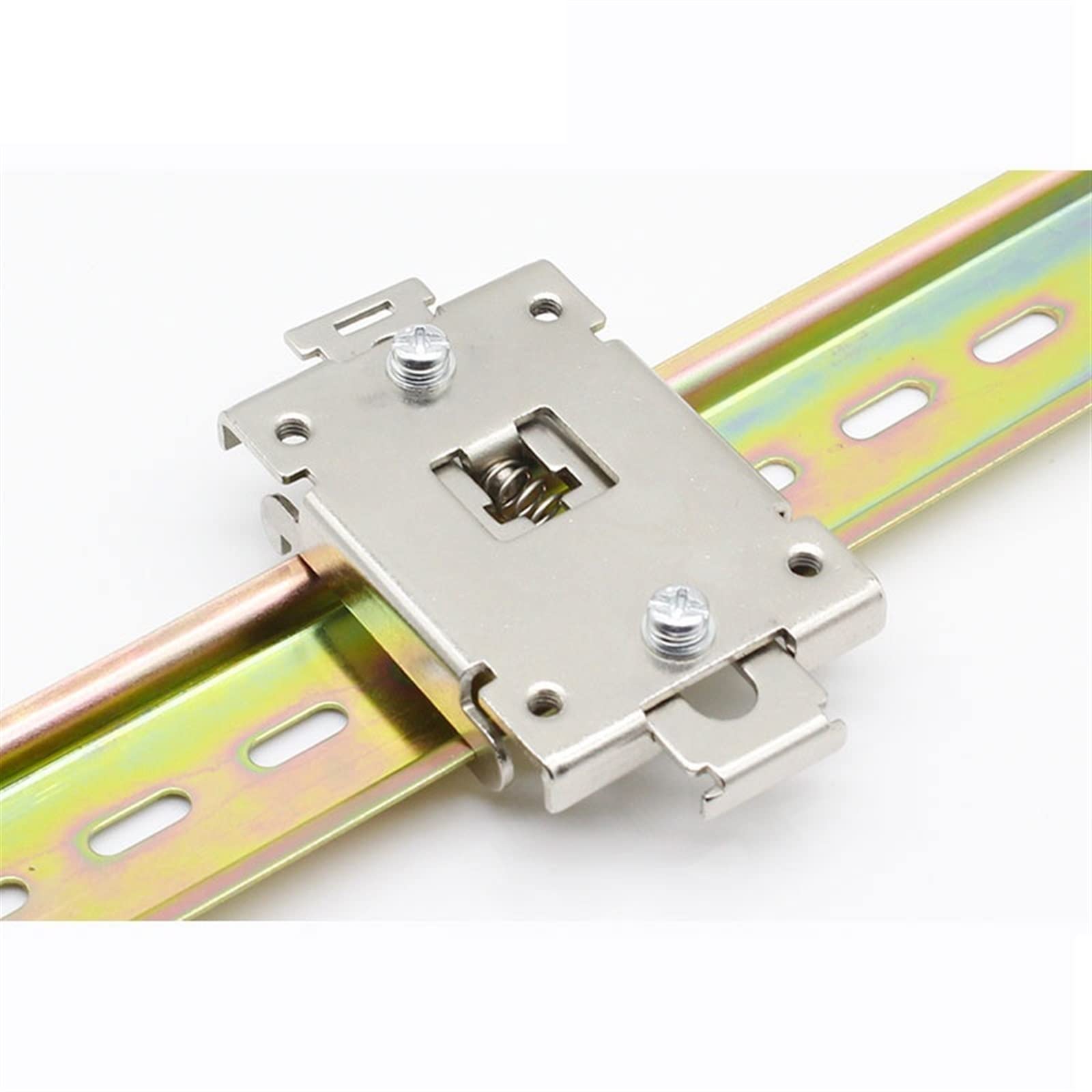 Morsetti Fissi Per Relè A Stato Solido - 4 Pezzi | Guida DIN 35mm | Acciaio Inox - Foto 8