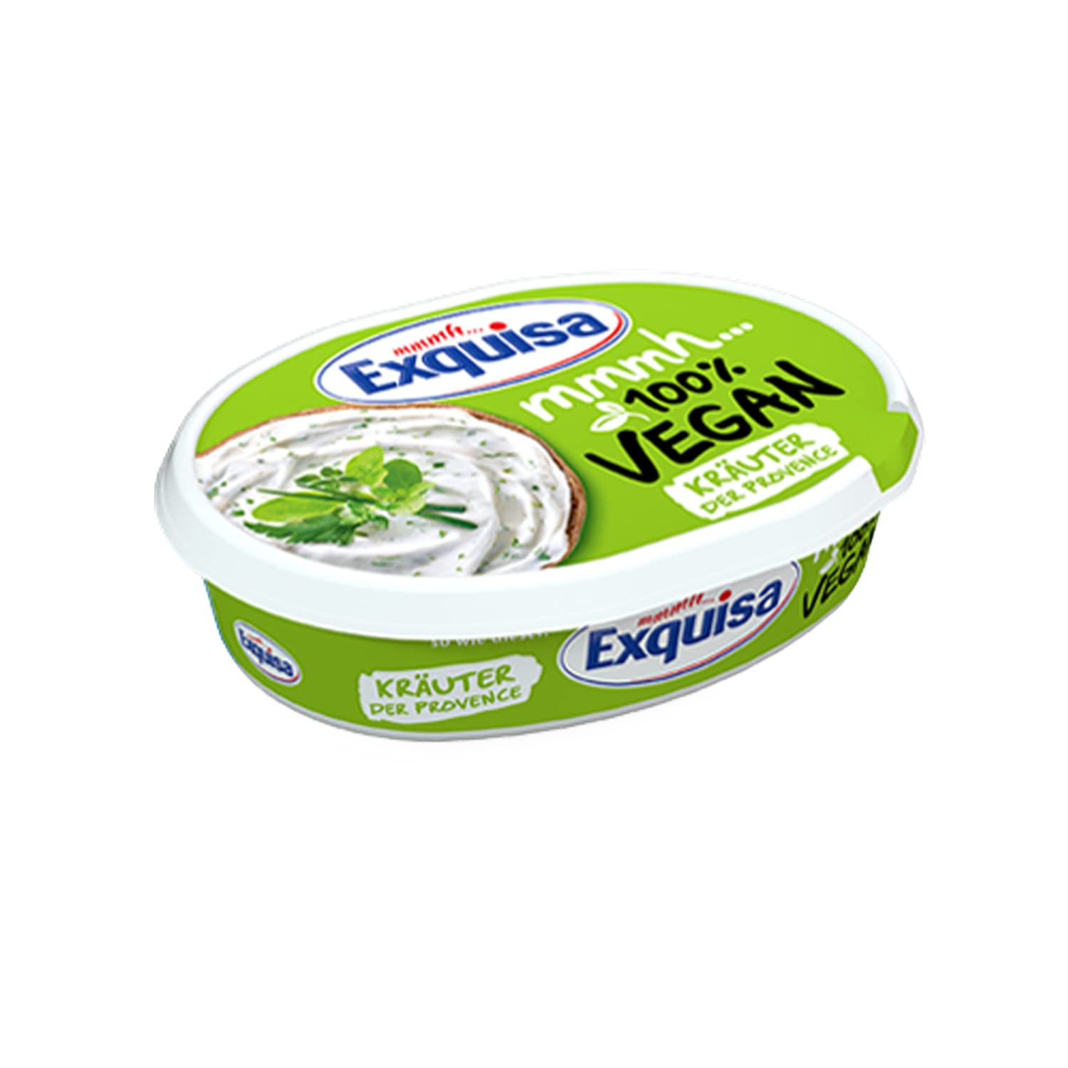 EXQUISA Veganer Brotaufstrich Kräuter, 150g Vegan Frischkäse ... EXQUISA Veganer Brotaufstrich Kräuter, 150g Vegan Frischkäse ...