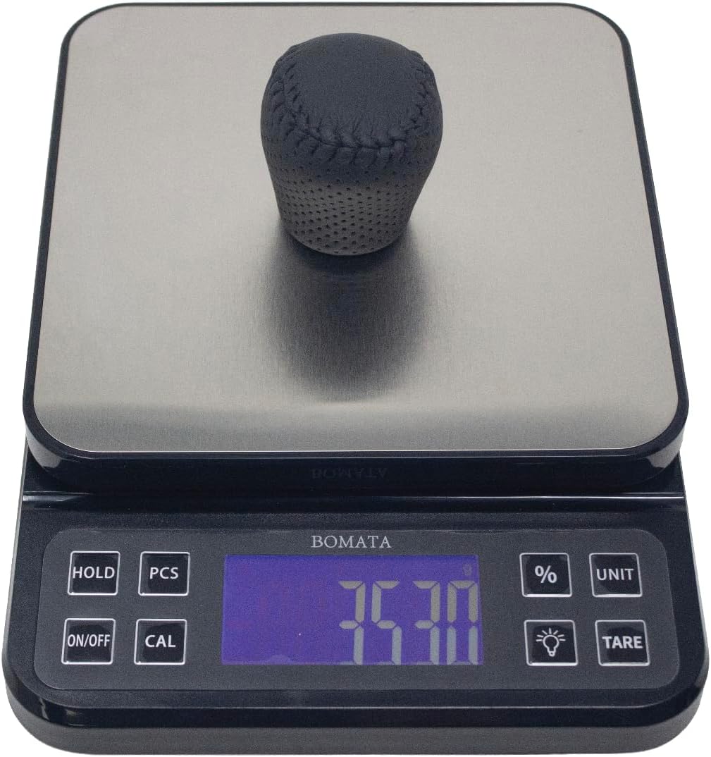 MR2 Heaven JDM Weighted 350 Gram Leather Shift Knob, Fits Auto & Manual 4-6 Speed, Universal Fit M12x1.25 with Adapters (M8/M10) (Black)
