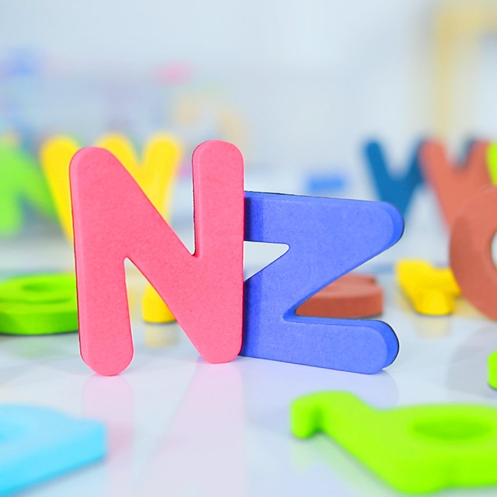 Lettere magnetiche per bambini, set di magnetico, set ortografico | per lettere maiuscole e minuscole per l'educazione precoce, attività di insegnamento interattive per asili