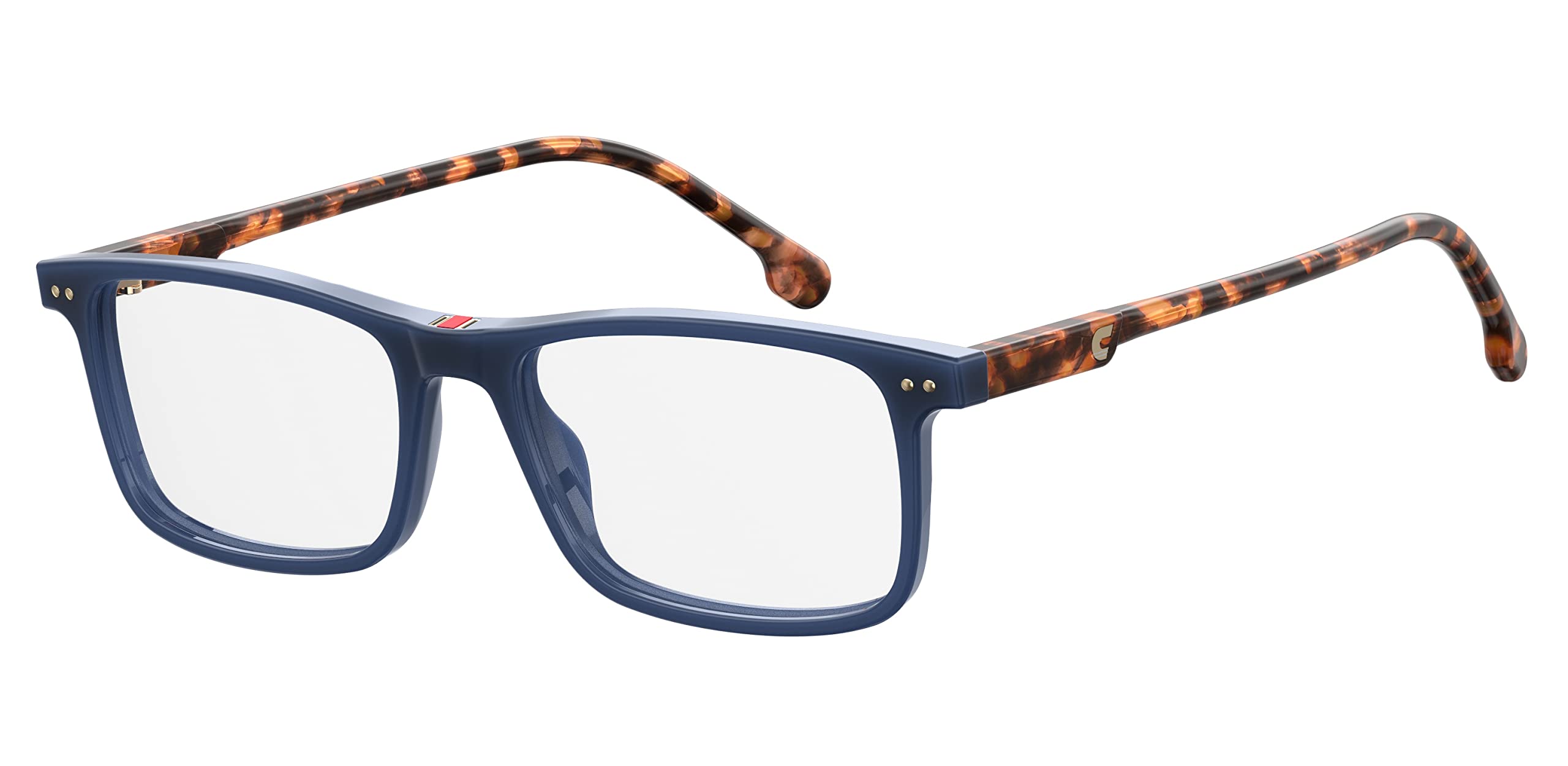 Carrera 2001T/V Rectangular Prescription Eyewear Frames, Blue, 50mm, 16mm