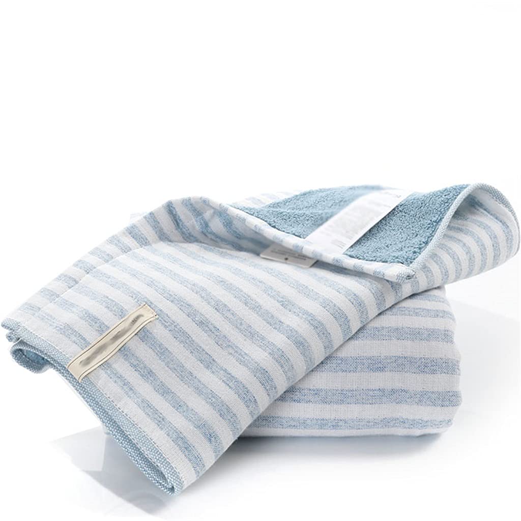 Pure Couple Adult Bath Towel Towel 2-Piece Set Absorbent and Quick-Drying Soft Bath Towel Color A Size C