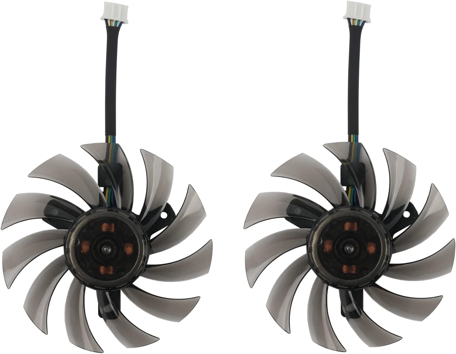 75mm GA81S2U DC 12V 0.38A 4Pin Cooler Fan Video Card Fan Replacement for Zotac GTX 970 Dual Fan Graphic Card (DIY Fan)