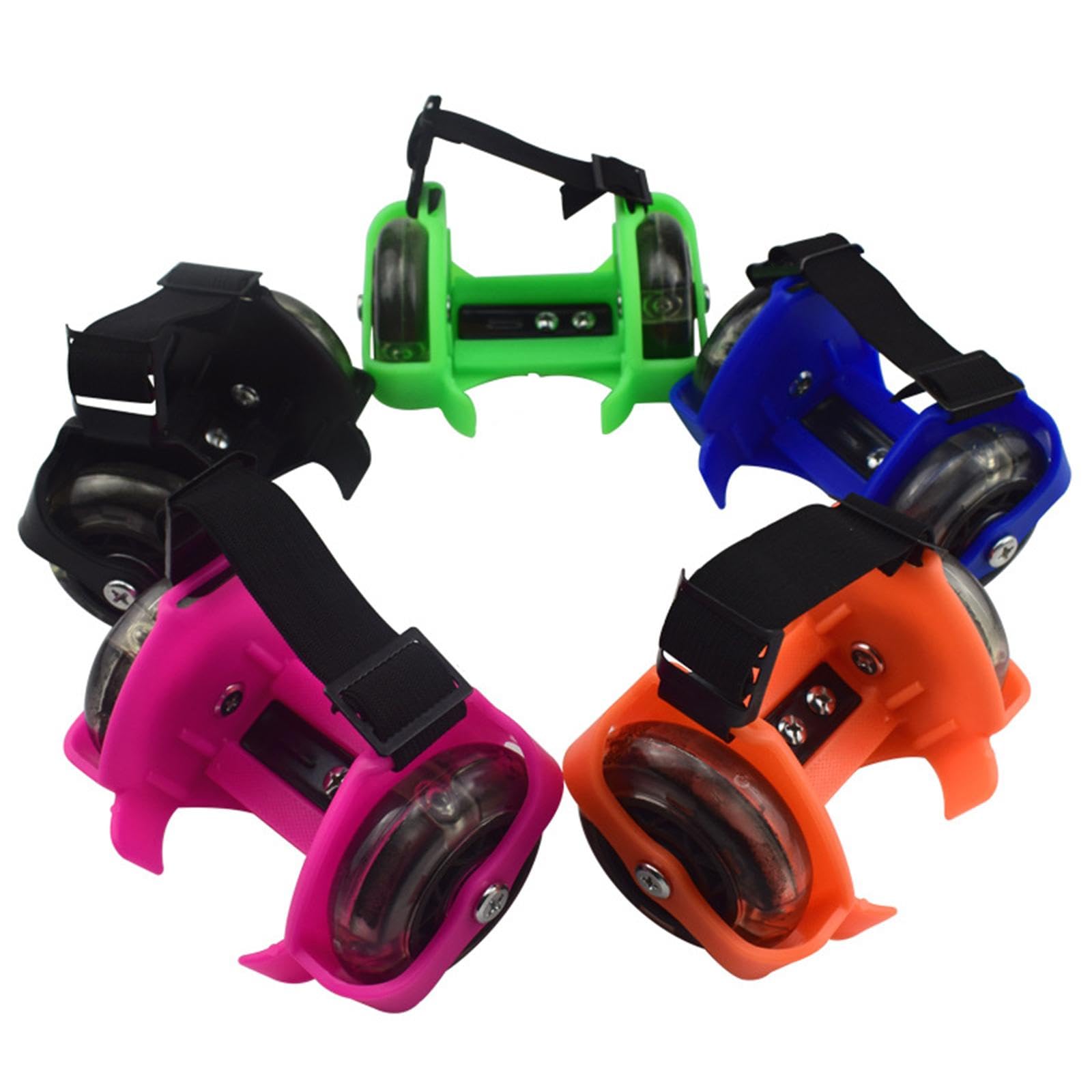 kowaku Patins à roulettes à talons, chaussures à roulettes réglables, patins à talons pour activités, filles et garçons
