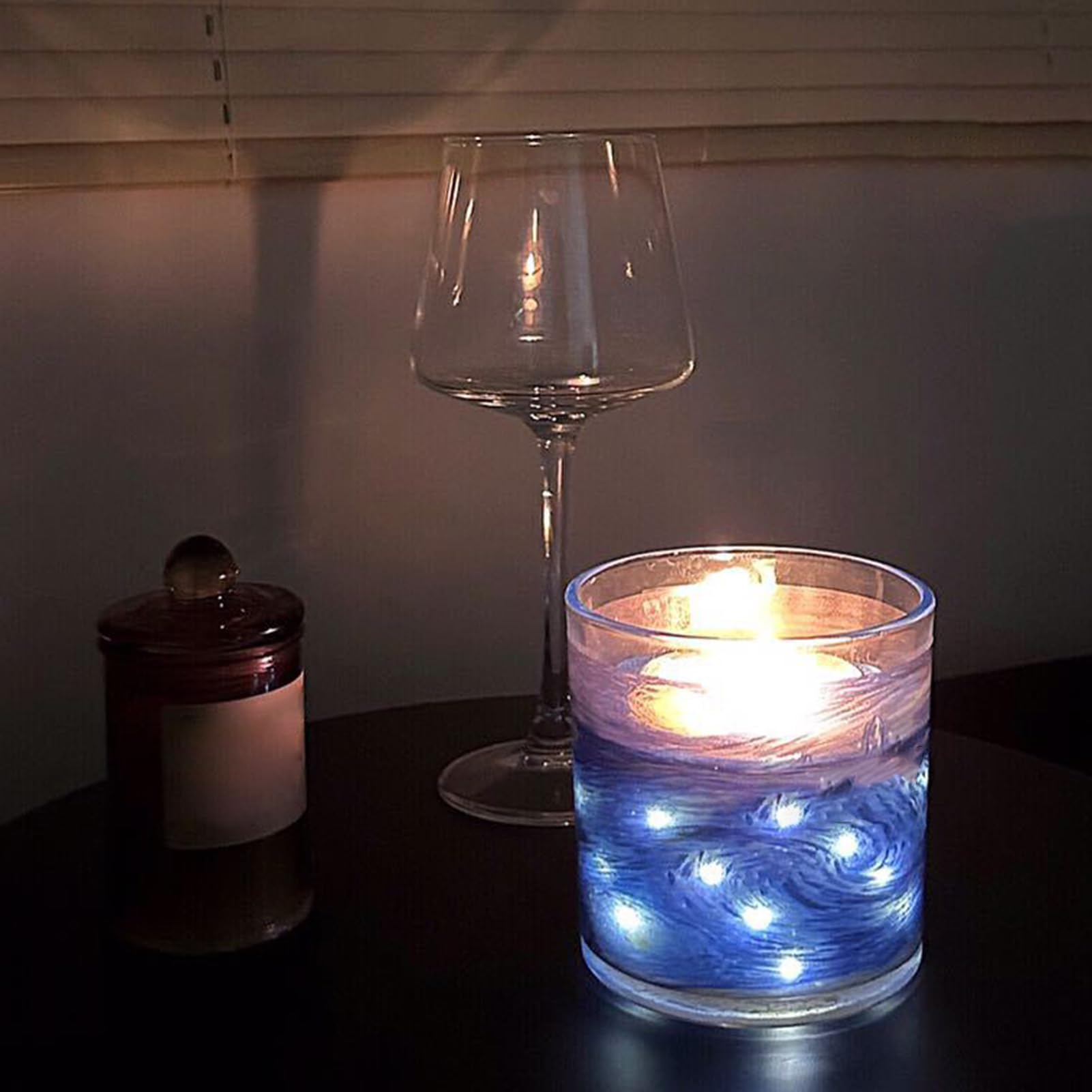 Velas De Baño Decoración del Hogar con Cielo Estrellado Natural Relajante