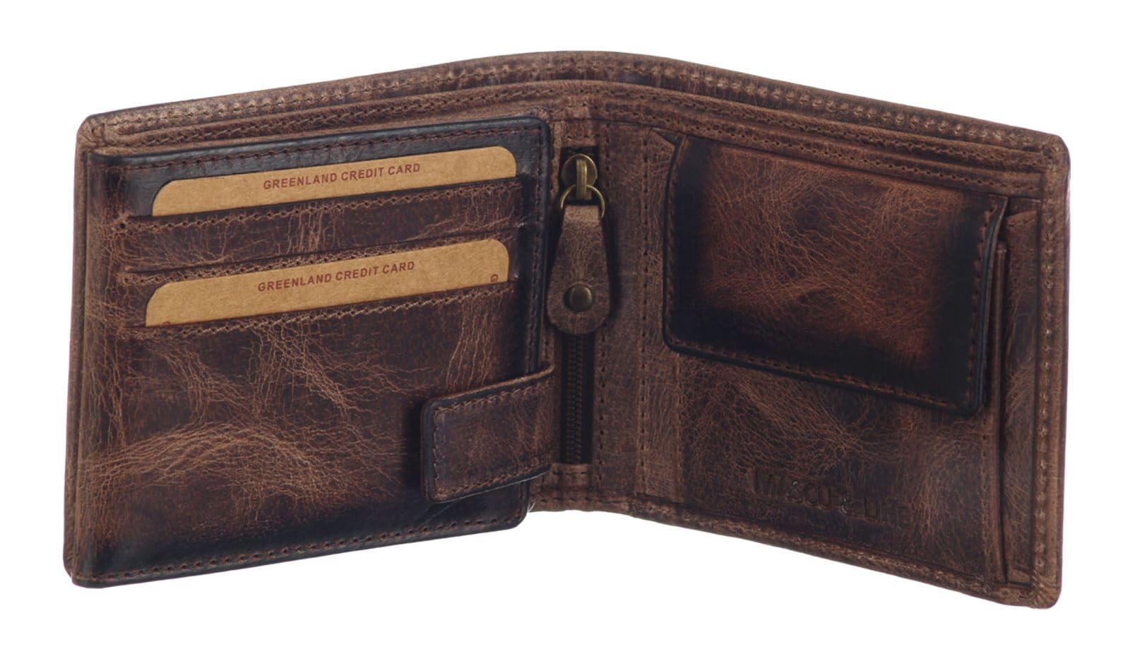 Greenland Nature Mascu & Line Geldbörse RFID Leder 12 cm