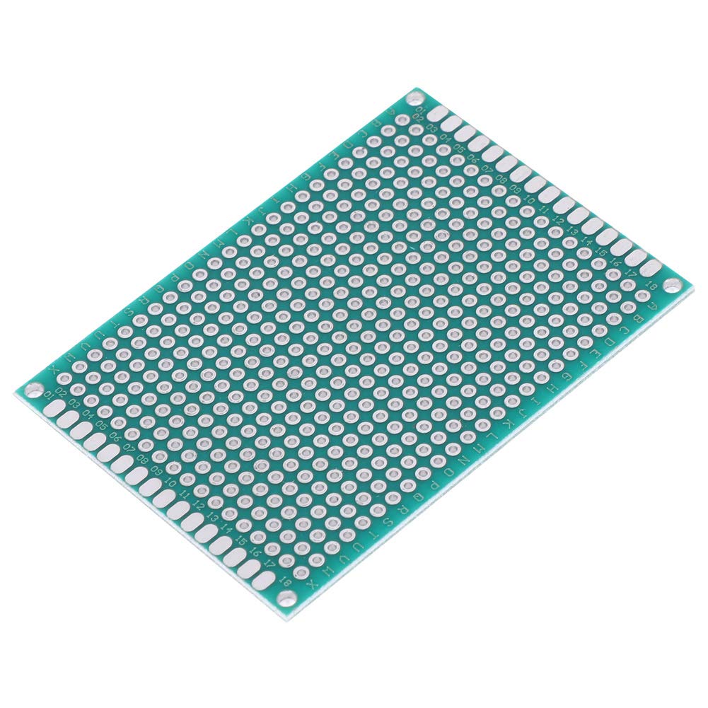 10 Pcs Circuit Board, Printed Circuit Board PCB Prototype Double Sided PCB Circuit Board Universal Breadboard 5x7cm