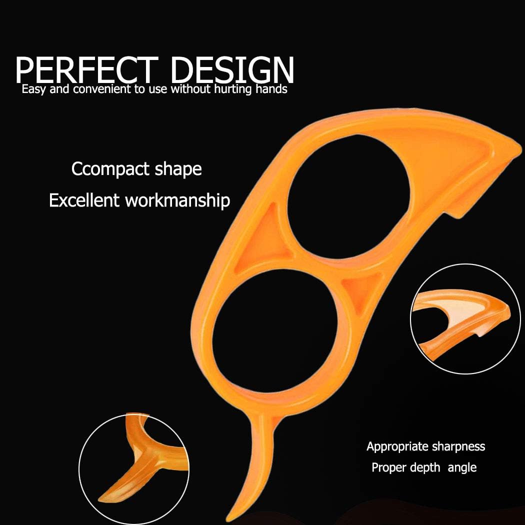 Orange Peeler Tools Citrus Peel Cutter Plastic Easy Fruit Vegetable Slicer Cutter Lemon Peeler Opener Remover Fruit Tools Kitchen Accessories Knife Cooking Tool Kitchen Gadgets,9 Pack