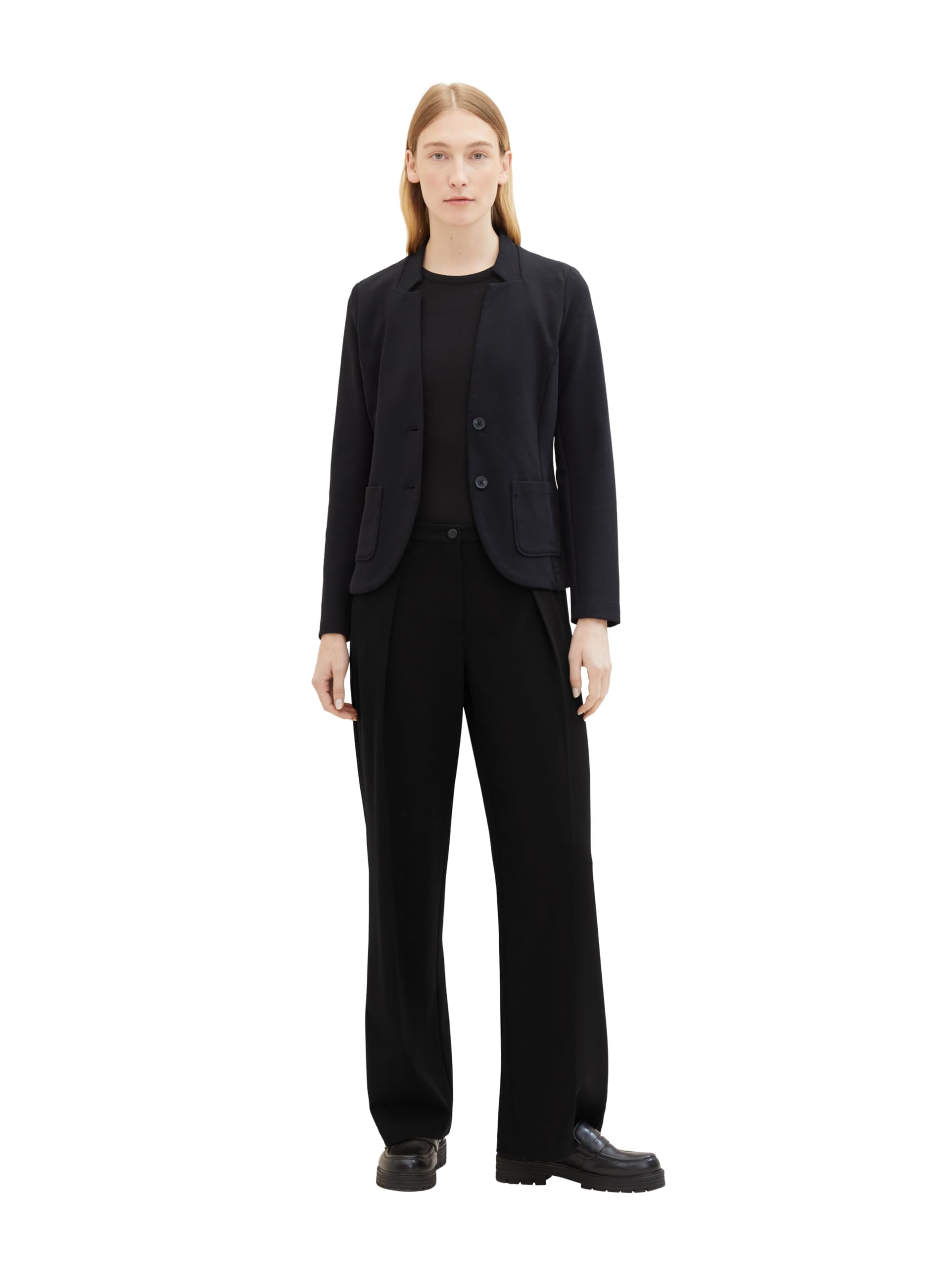 TOM Tailor 1038703 Americana otomana básica con Bolsillos Mujer (Pack de 1)