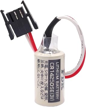 (8-piece Set) CR14250SE 3V 1/2AA PLC Battery 1000mAh for 1747-BA Backup Power Supply CR14250SE Battery