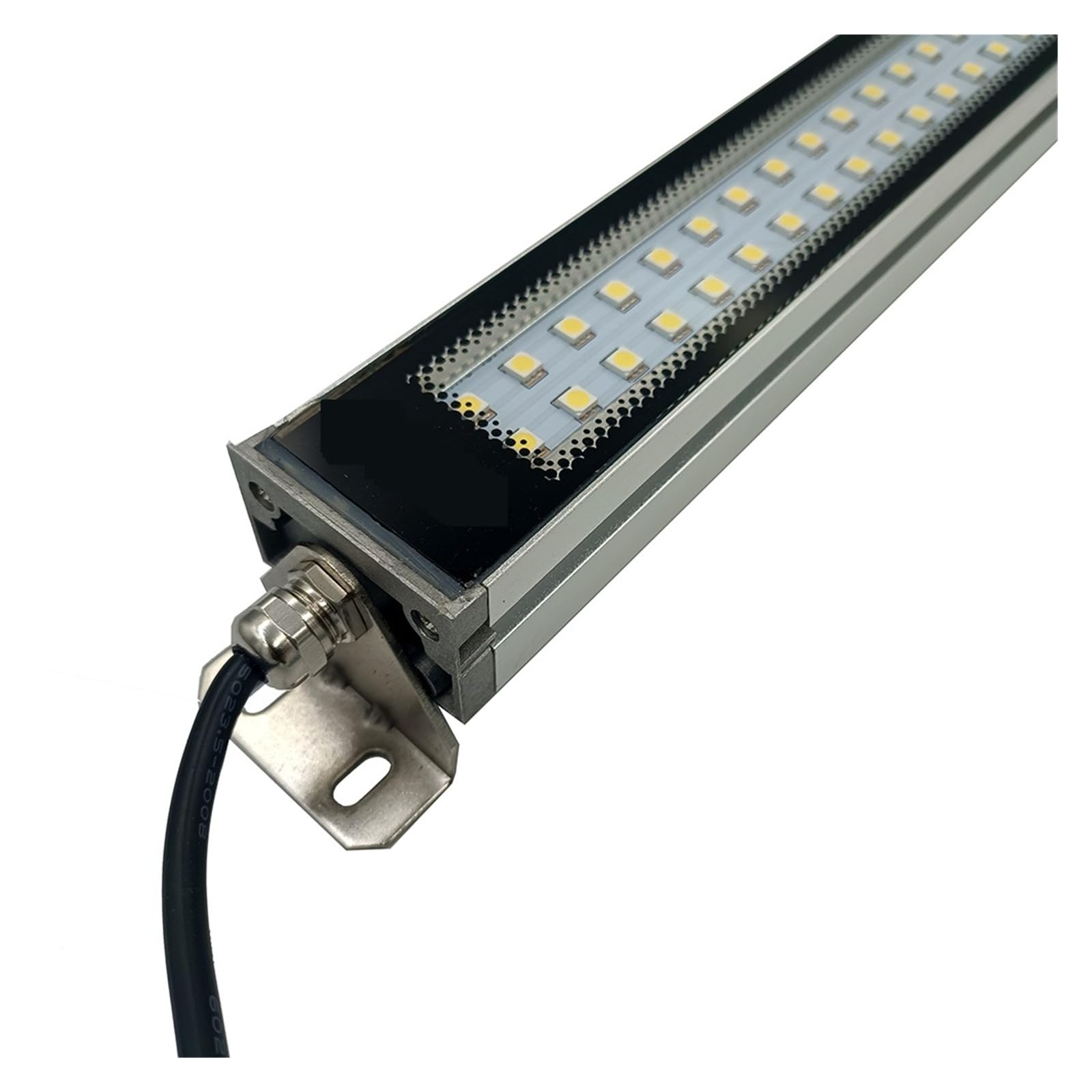 Lampa warsztatowa LED 50 W, przemysłowa lampa robocza do warsztatu warsztatowego oświetlenie stołu warsztatowego maszyna CNC do maszyny do szycia, wiertarki (24-36 V)