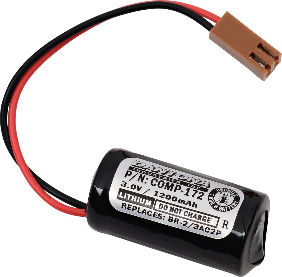 Dantona COMP-172 Replacement PLC Battery for GE Fanuc 44A724534-001