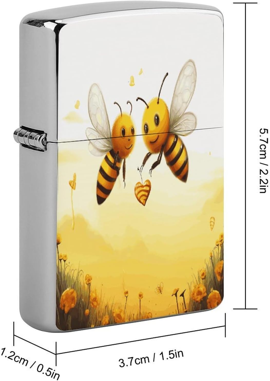 Bee Love Honey Lighter Case Cover Lighter Shell
