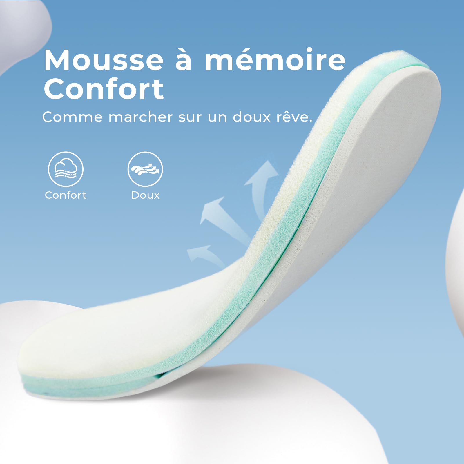 MERRIMAC Pantoufles classiques confortables en mousse à mémoire de forme pour homme