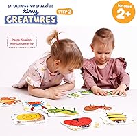Vista 5 de Rompecabezas Progresivos Tiny Creatures 2+ Rompecabezas para Niños Pequeños