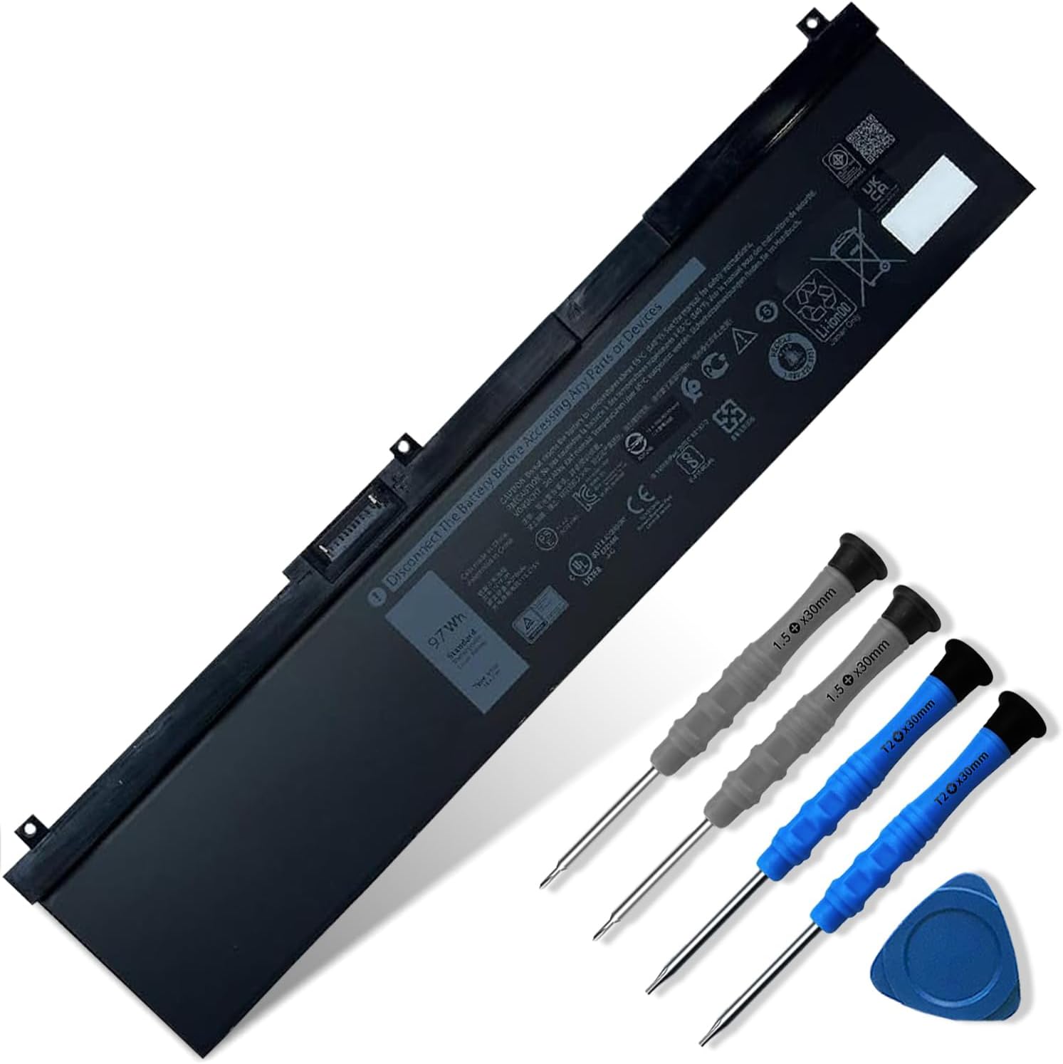 Dentsing 97Wh NYFJH Laptop Battery Replace for Dell Precision 7530 7730 7540 7740 Mobile Workstation P74F P74F001 P74F002 P34E P34E001 P34E002 Series Notebook 0WNRC 00WNRC GW0K9 0GW0K9 11.4V 8070mAh