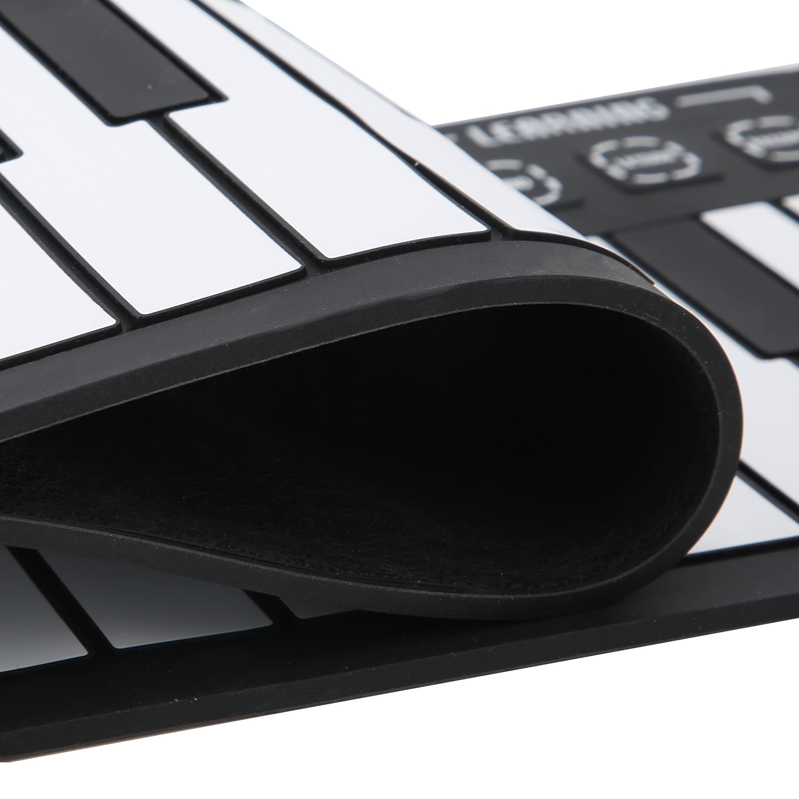 Tastiera per Pianoforte Elettrico a 49 Tasti, Pianoforte Pieghevole Portatile, Tastiera Elettrica USB Ricaricabile, Regali per Bambini Adulti