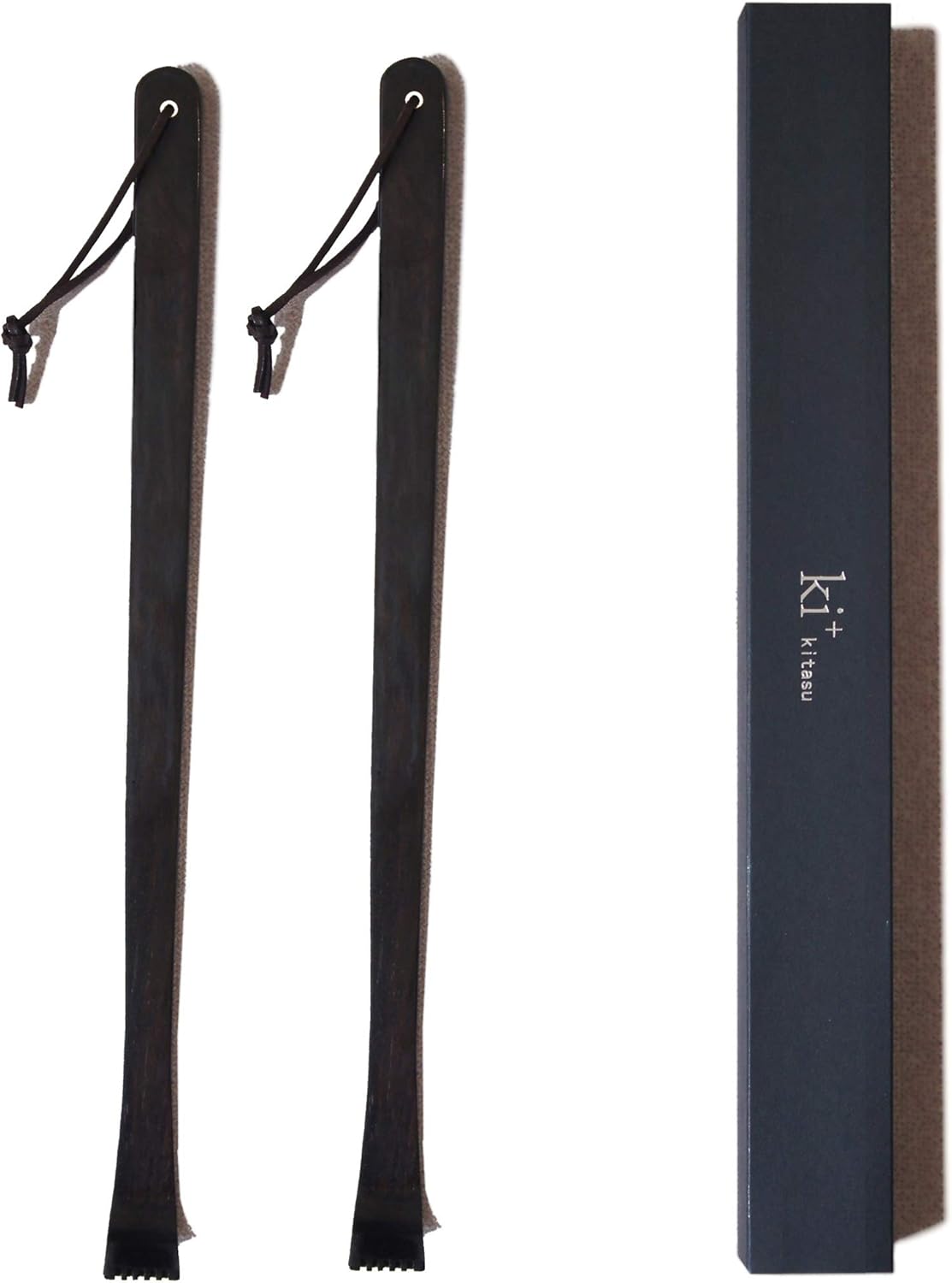 Amazon Kitasu 無垢材 まごの手 背中痒み 乾燥肌 搔き加減 孫の手 高級天然木 紫檀 50肩 こり 首 42cm 2本セット 箱入り 一本よりお得 ノーブランド品 マッサージ ツボ押しグッズ