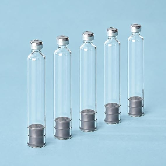 3ml Pen Cartridge - Peptide Pen Cartridges 3cc for V1-V2 Pens, Individually Sterilized Packaged, 20 Pack (3ML-20 Pack)