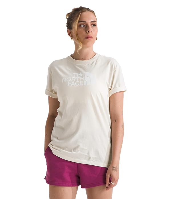 The North Face Evolution Short Sleeve Half Dome Tee, Wht Dune/Wht, S by The North Face - Used condition - US$30.38