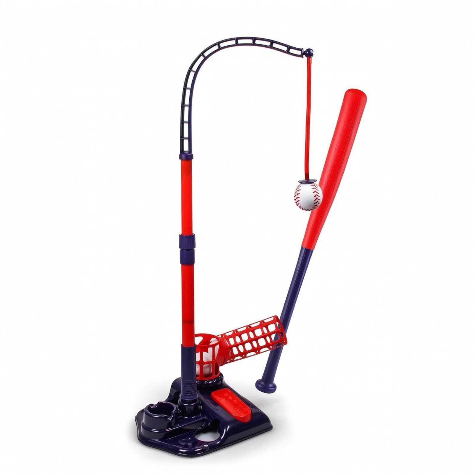 LOVIVER Juguete Béisbol para Niños con Portátil y Base Plástico Resistente para sarrollar Coordinación y Precisión Bateo en Entrenamientos Divertidos y Seguros