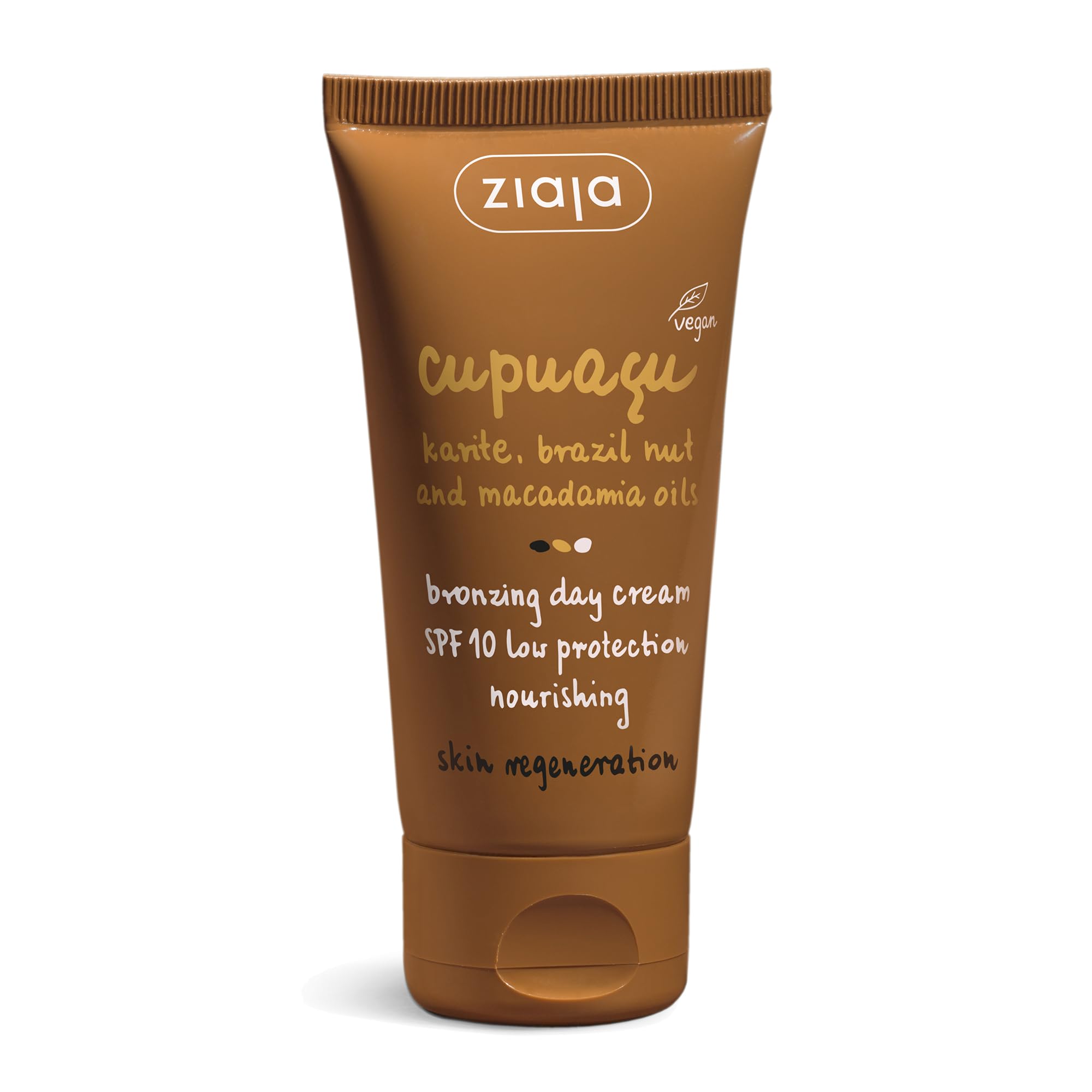 Ziaja CUPUAÇÚ Crema facial autobronceadora de día SPF10 50ml