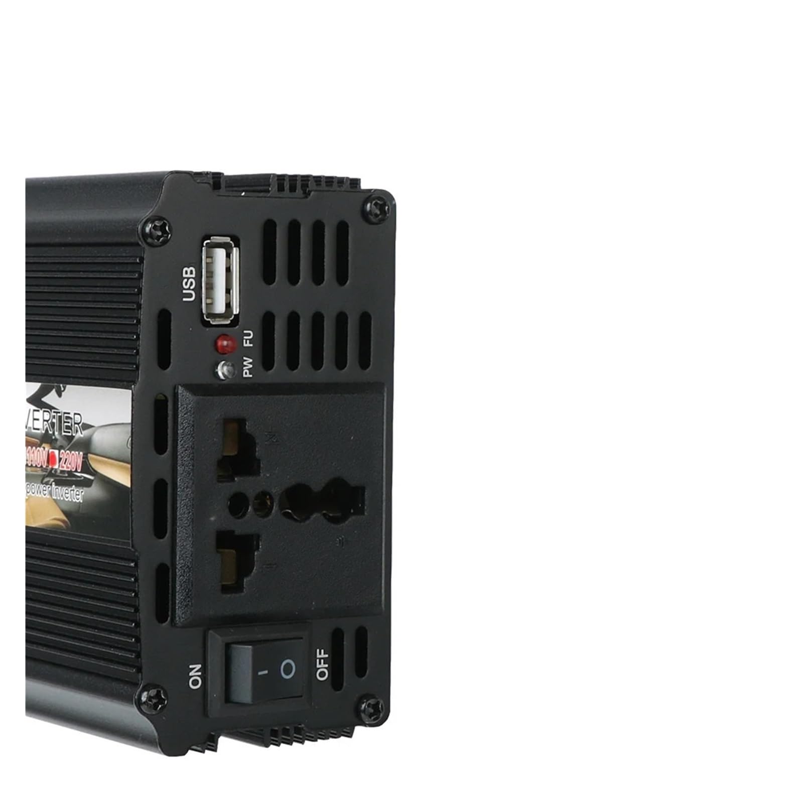 Invertitore di Potenza Inverter a Onda sinusoidale modificata 1000W 2000W di Potenza Convertitore Tensione for Auto con Caricabatterie USB CC a CA(1000W)