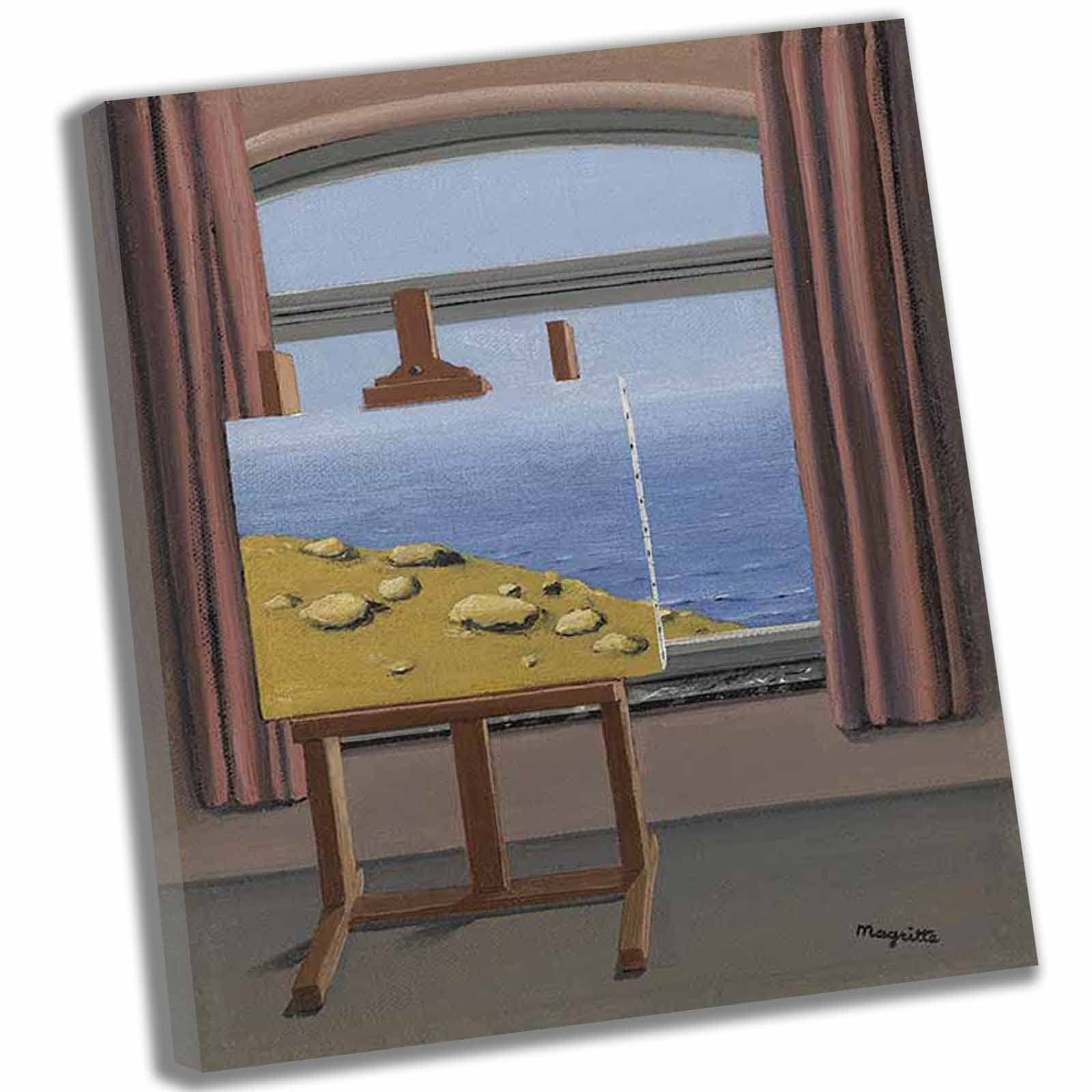 Rene Magritte Poster-La Condition Humaine Art Print Canvas