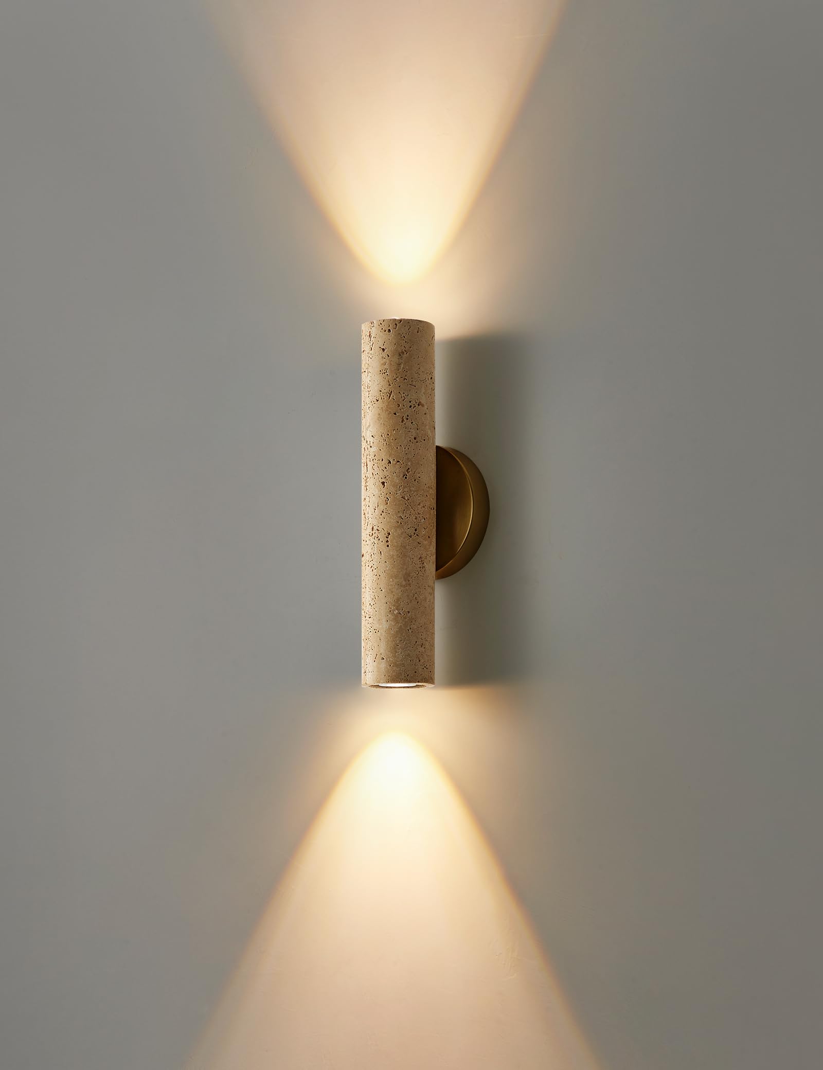 Photo 1 of LVLVlech Nordic Style Stone wall lamp,Natural Yellow Travertine up and Down Light, Alabaster wall Sconce,Indoor wall lamp, Dining Hallway, Study, Home Lighting Decoration (12.59)