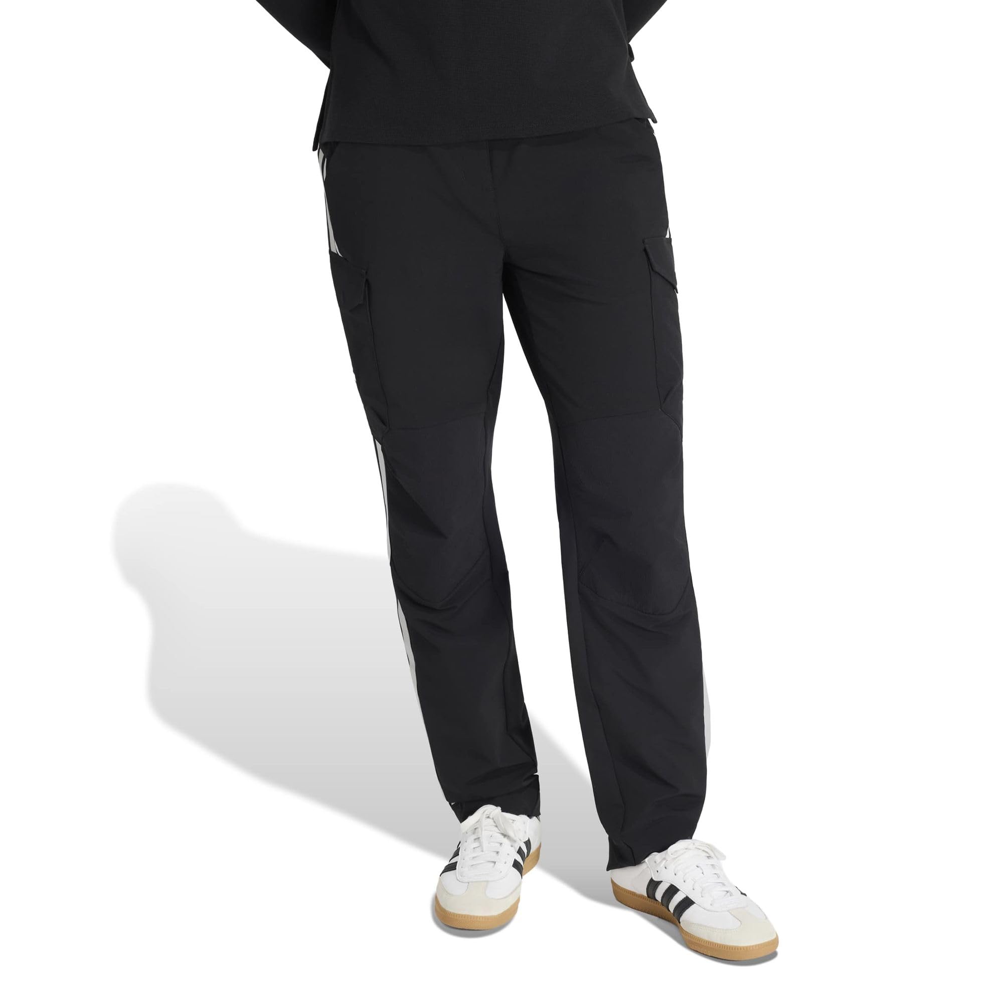 adidas Women's Mercedes - AMG Petronas Formula 1 Team Mechanics Pant, Black/Grey Two, XXS
