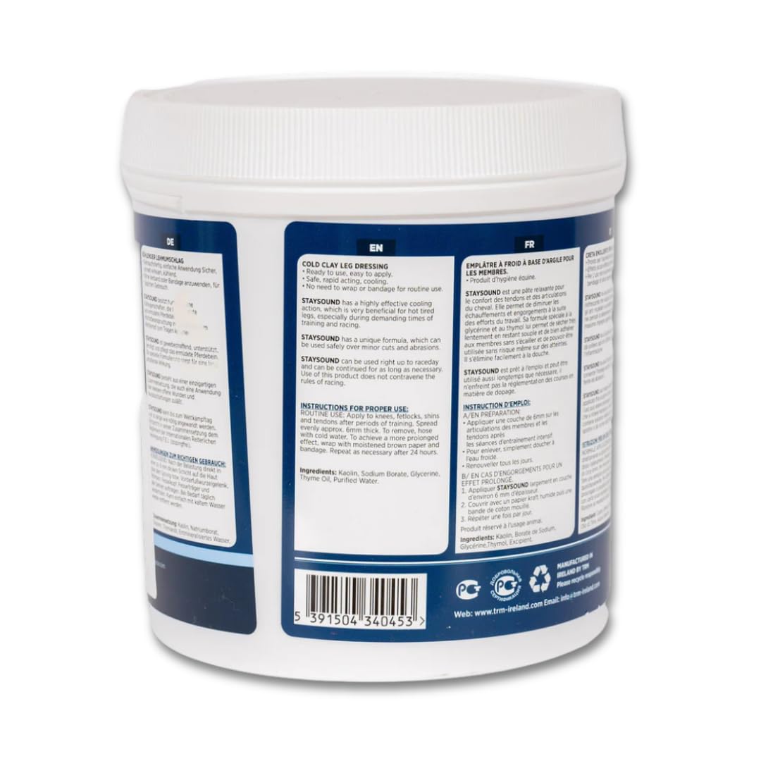 Thoroughbred Remedies Pur-Sang Rimedi TRM Staysound Cataplasme M