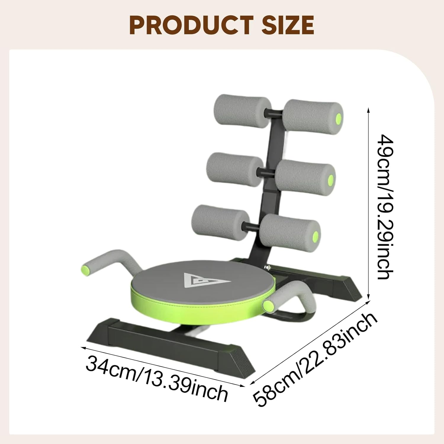 T Tooyful シットアップバー 腹筋運動マシン 折りたたみ式ベンチ 筋力トレーニング 滑り止め オフィス用シットアップマシン