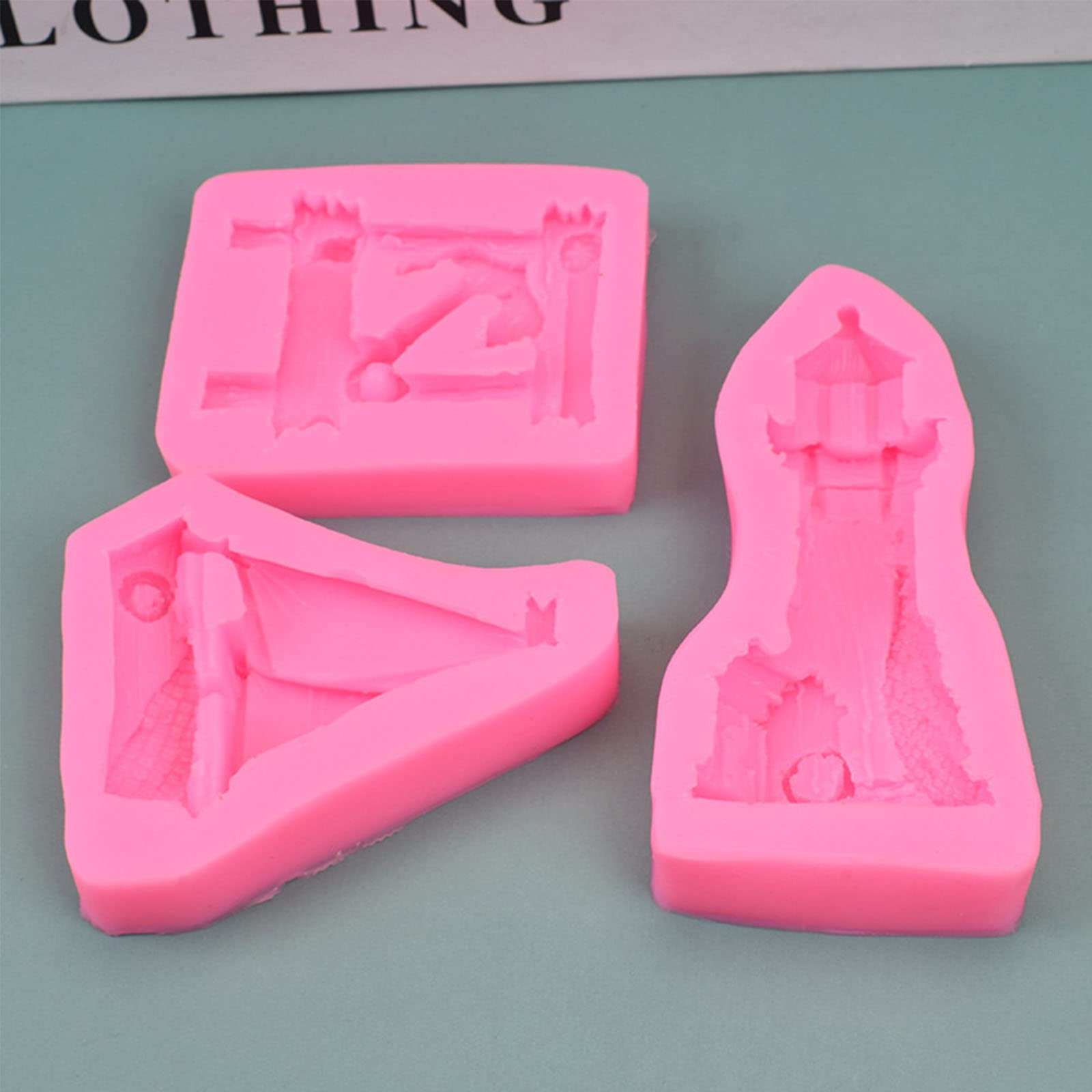 Stampo In Silicone Per Candele A Forma Di Barca Vela – Set 7 Pezzi Con Cuori E Faro – Per Resina, Cera, Gesso, Fai Da Te - 5