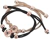 MOKKHNB Distance Touch Bracelet 2pcs - Couple Smart Bracelet - Matching Vibrating Wristband - Romantic Connected Jewelry for Distance Couples
