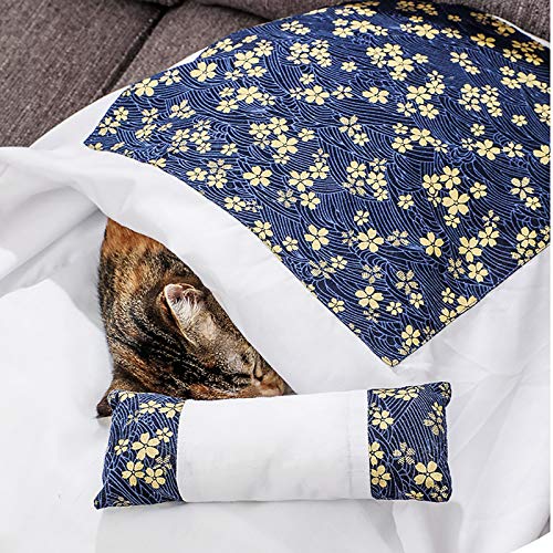 Sac de couchage chat avec coussin de couchage pour chatons et chiots - 6