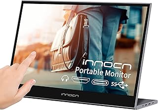 INNOCN Oled Portable Monitor - 15.6 Inch Travel Monitor with USB C & HDMI, FHD 400Nit Gaming Monitor for Laptop, PC, MacBook Pro, Xbox, PS3/4/5, 15A1F (15.6-US)