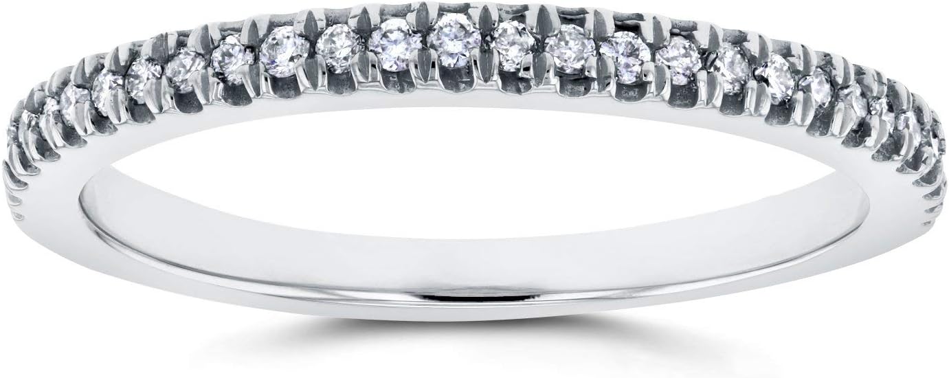 Kobelli Diamond Split Prong Wedding Ring 1/6ct TDW in 14k White Gold