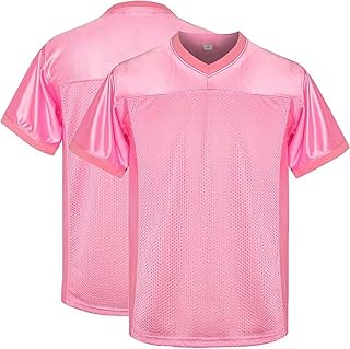 Youth Blank Football Jersey, Kid's Hip Hop Jersey Sports T-Shirt for Party