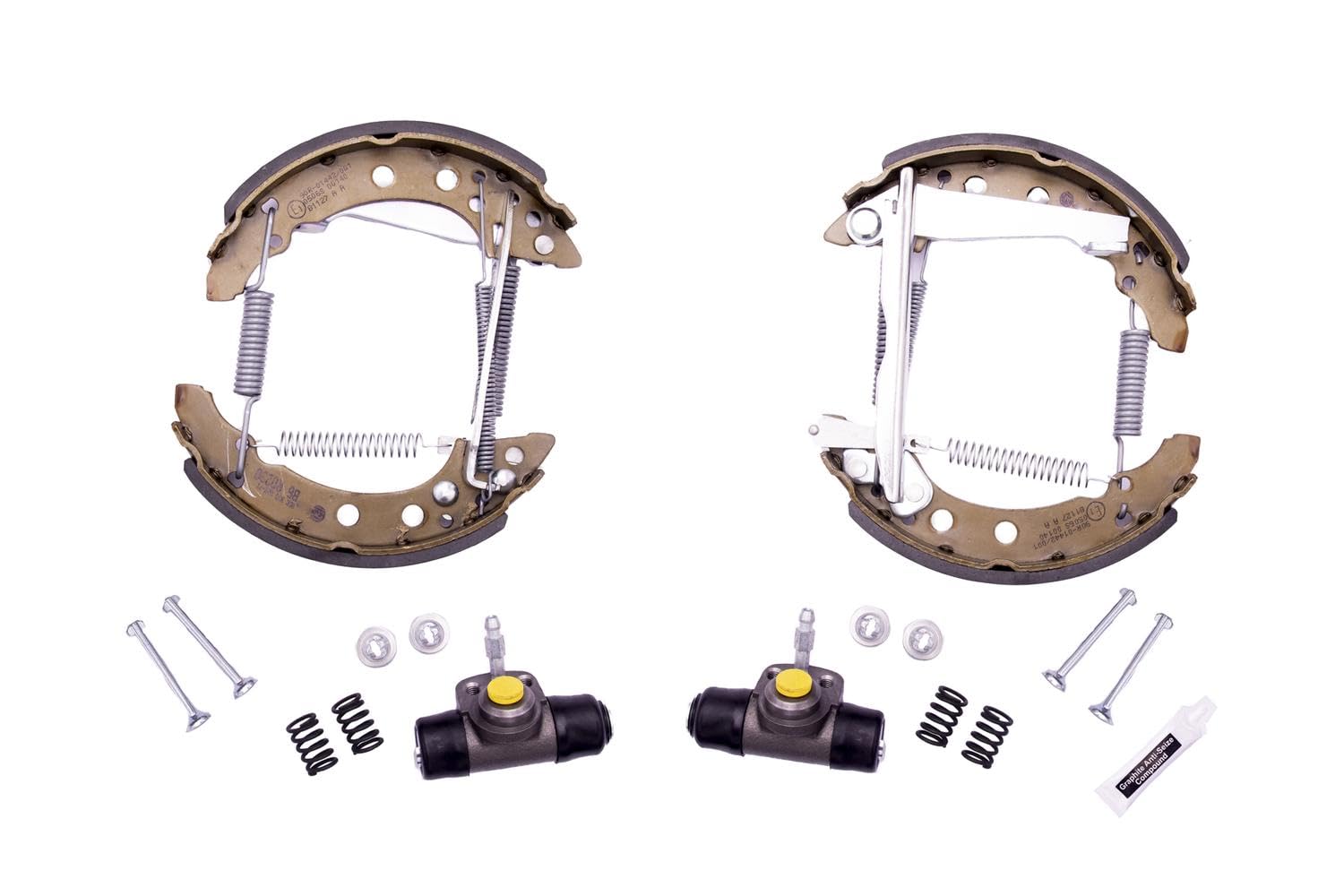 HELLA Brake Shoe Set Rear Fits Audi 80 VW Golf Jetta Scirocco 8DB 355 003-711