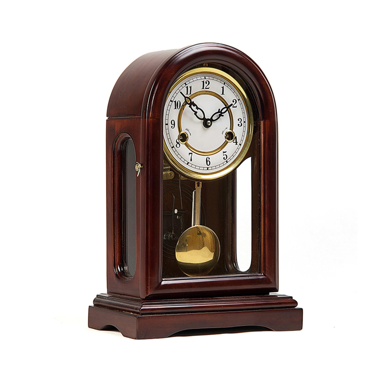 Reloj de péndulo clásico para decoración de sala de estar con timbre por hora