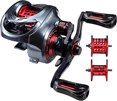 Mansory Baitcaster Reels, BFS Reels 7.31 Gear Ratio, 5.15oz Ultra-light Fishing Reels Bait-casting, 11+1 Hybrid Ceramic BB, Double Spools, Carbon Fiber Frame, Heavy Duty, Smooth, Freshwater Saltwater