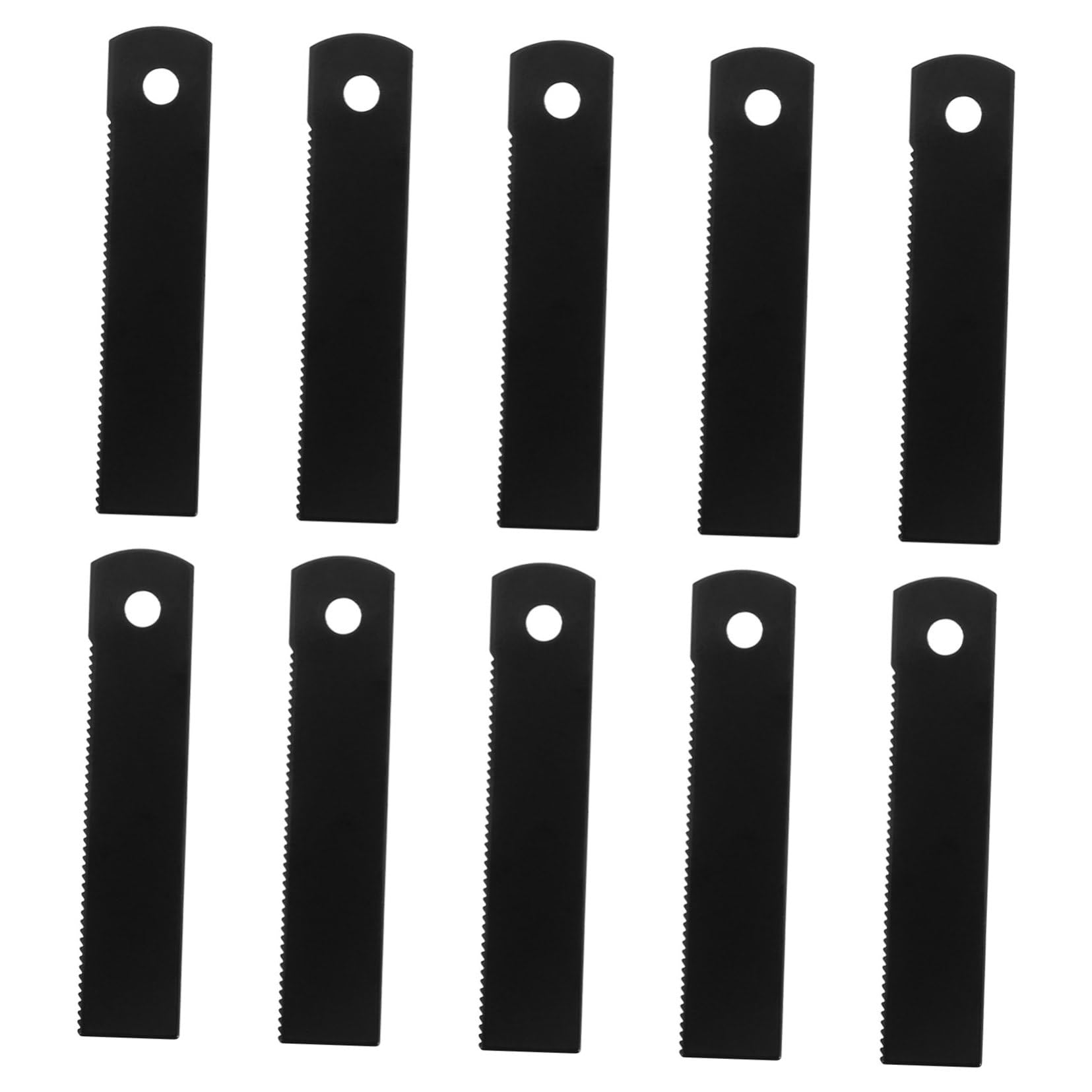 FOYTOKI Camping Fire 10pcs Flint Rods Serrated Scraper Outdoor for Hiking Hunt