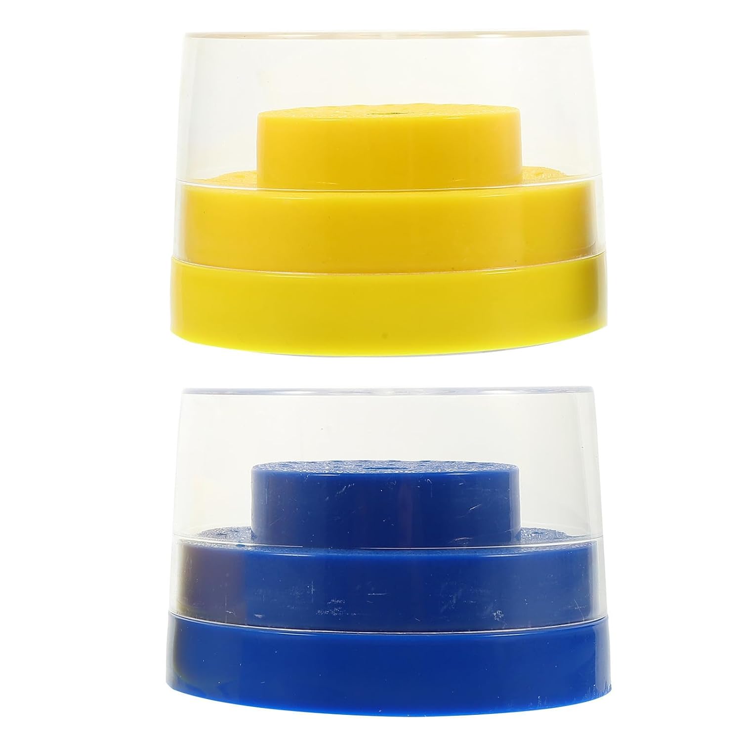 2 Pcs Nail Bits Storage Holder Plastic Stand with 60 Holes Convenient and Easy to Find Nail Drill Bits Organizer for Home and DIY