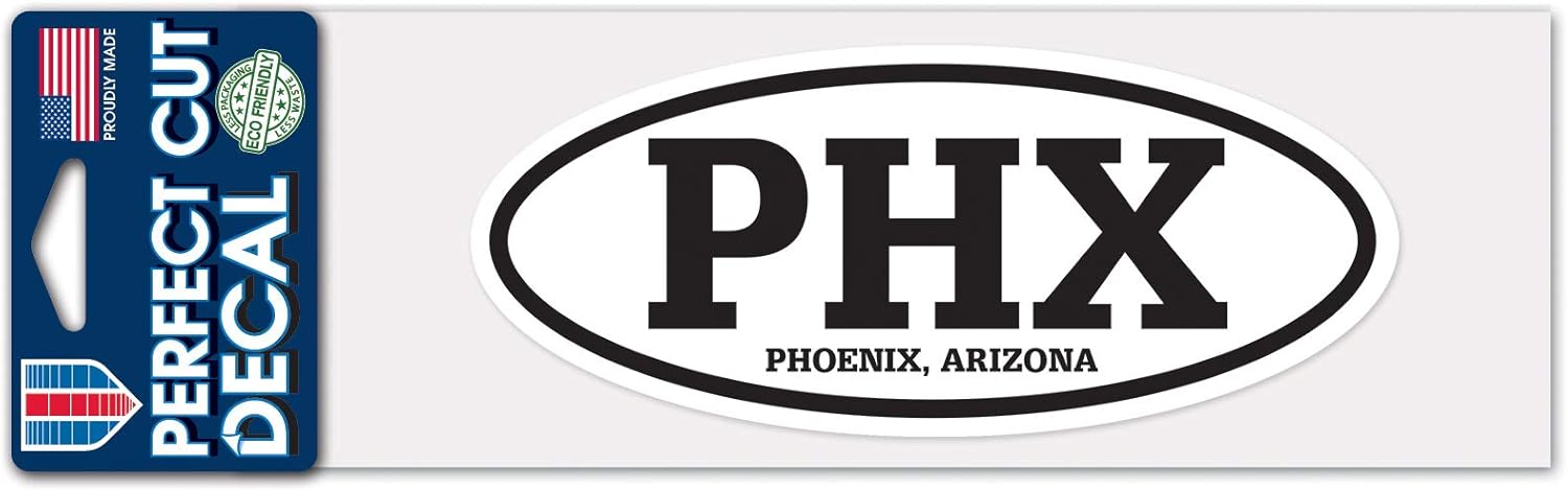 WinCraft Destination Arizona Phoenix City/Arizona Phoenix Perfect Cut DecalsCity/Arizona Phoenix Perfect Cut Decals, Multi, NA