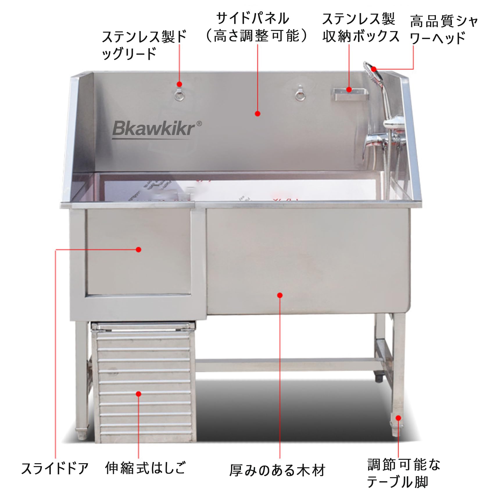 Amazon.co.jp: 犬用入浴タブ 大型犬用浴槽 お風呂 犬 風呂桶 ペット