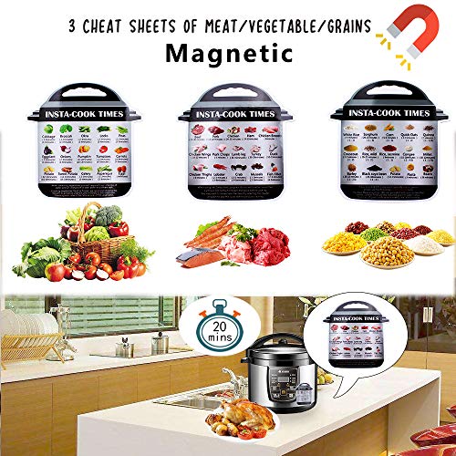Instant Pot Accessories Set, 73 PCS Instant Pot Accessories Compatible with 5,6,8Qt - 60 Pcs Parchment Papers, 2 Steamer Baskets, Non-stick Springform Pan, Egg Rack, Egg Bites Mold, Kitchen Tong, Dish