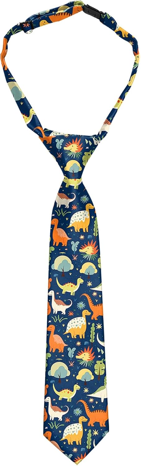 Boys Tie Pre-tied Adjustable Necktie for Kids Girls Leisure Cute Decoration Wedding Birthday Party Graduation