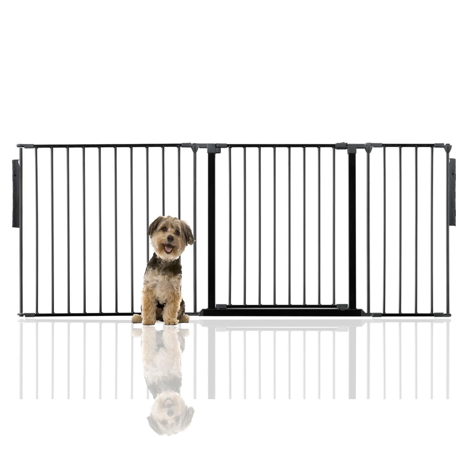 Bettacare Pet Barrier - Multi Panel - 70cm High - 200cm Wide - Black
