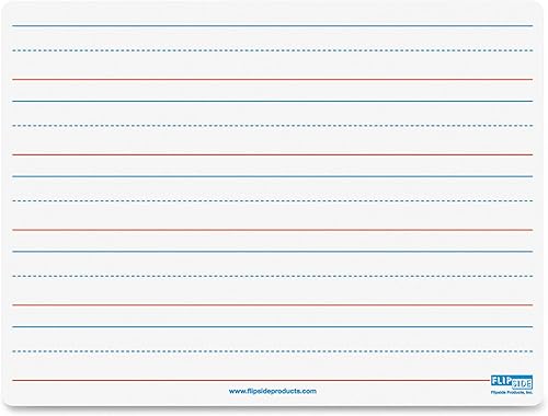 Flipside, FLP10076, pizarra magnética de borrado en seco de doble cara, 1 de cada uno, color blanco