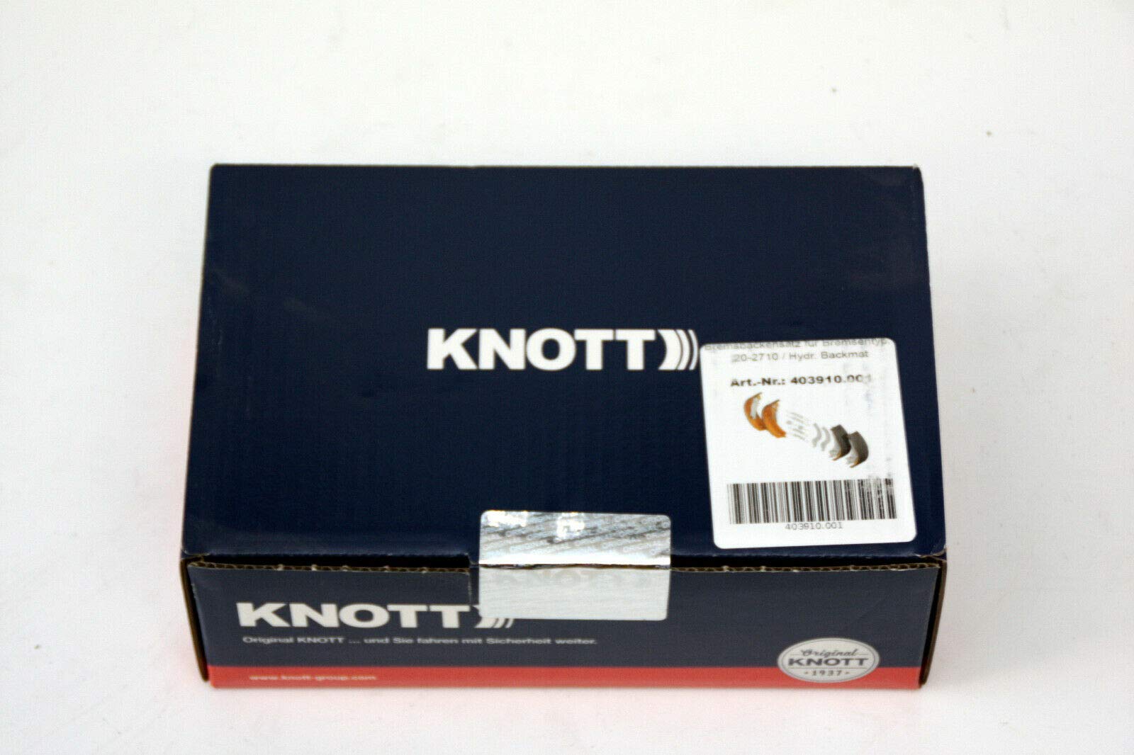 Knott 1 komplet szczęk hamulcowych 200 x 50 – 20 – 2710 hydrauliczny hamulec – zestaw szczęk hamulcowych w zestawie